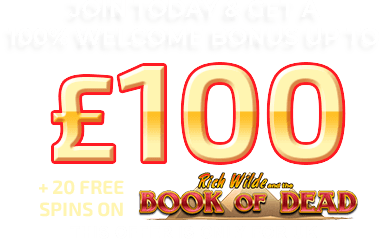 Online Slots Lobby - Claim Up to £100 Welcome Bonus